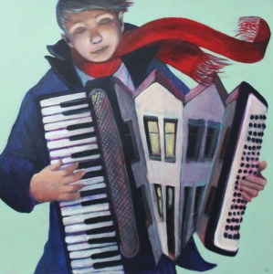 Accordion Street 30x30cm